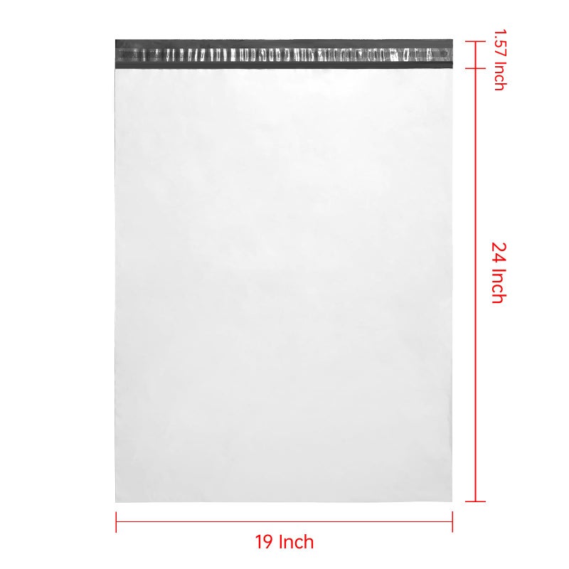 ProgoÂ® 50 ct 19x24 Extra Large Self-seal Poly Mailers. Tear-proof, Water-resistant and Postage-saving Lightweight Plastic Shipping Envelopes/Bags 19 x 24 Inch. - Image 2